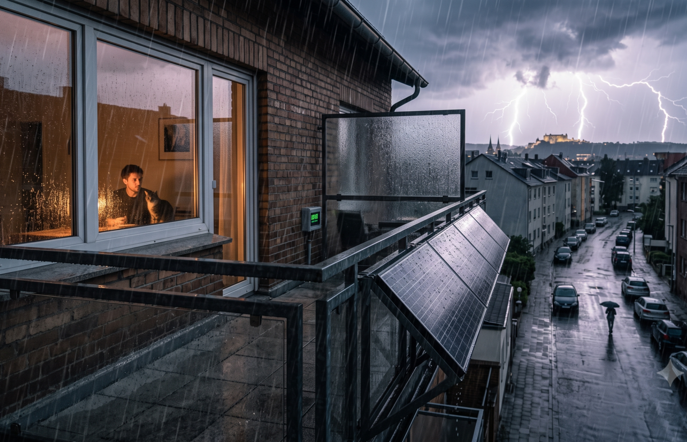 balkon bei gewitter titelbild zum beitrag vom ecoflow stream ultra