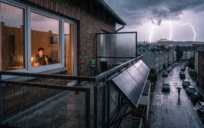 balkon bei gewitter titelbild zum beitrag vom ecoflow stream ultra